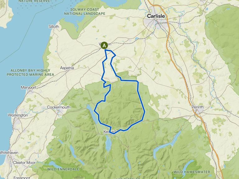 Keswick and Hesket Newmarket loop from Wigton – Lake District National ...